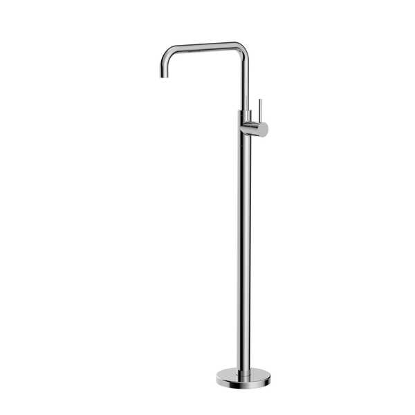 Mecca Freestanding Bath Mixer Square Shape Chrome