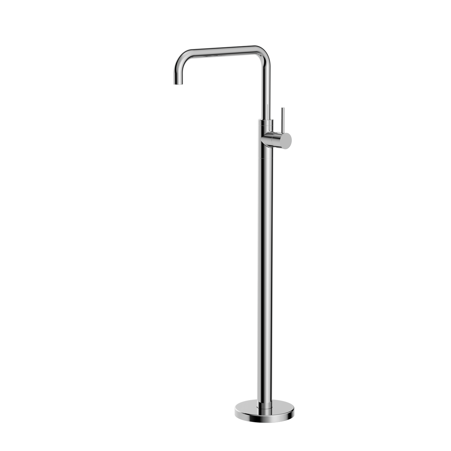 Mecca Freestanding Bath Mixer Square Shape Chrome