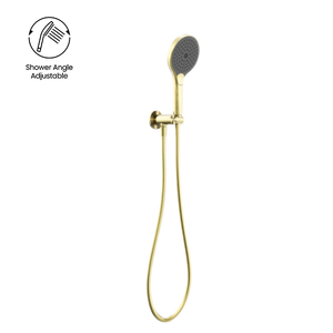 Opal Shower On Bracket With Air Shower II Brushed Gold - Brushed Gold