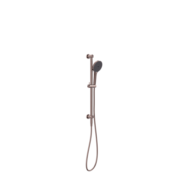 Mecca Shower Rail With Air Shower II Brushed Bronze