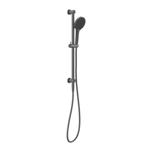 Mecca Shower Rail With Air Shower II Brushed Gunmetal