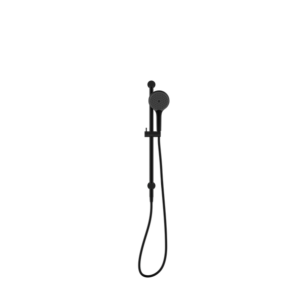 Mecca Shower Rail With Air Shower II Matte Black