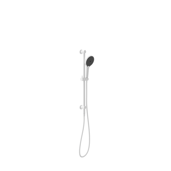 Mecca Shower Rail With Air Shower II Matte White