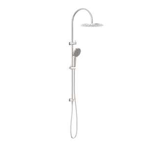 Mecca Twin Shower With Air Shower II Brushed Nickel - Brushed Nickel