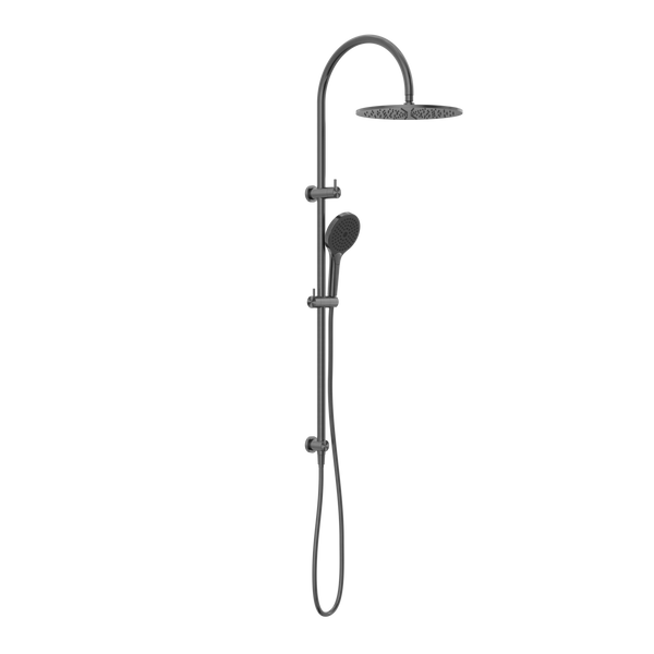 Mecca Twin Shower With Air Shower II Gun Metal