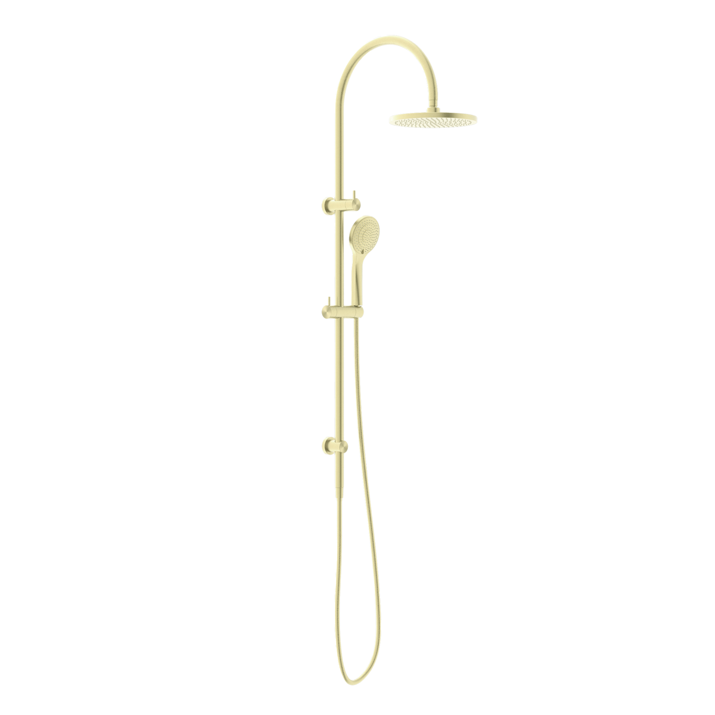 Mecca Twin Shower with Air Shower Brushed Gold