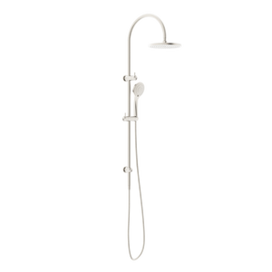 Mecca Twin Shower with Air Shower Brushed Nickel - Brushed Nickel