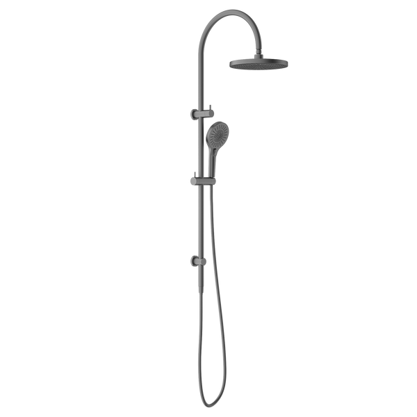 Mecca Twin Shower with Opal Shower Gunmetal