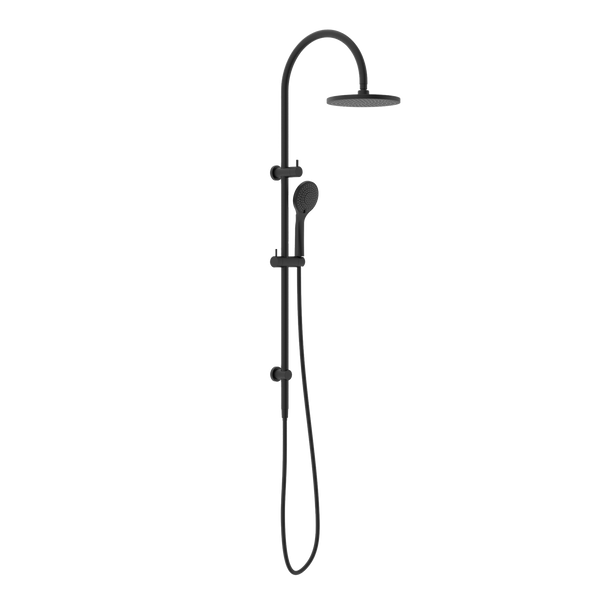 Mecca Twin Shower with Air Shower Matte Black