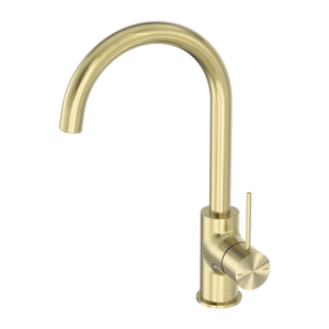 Mecca Brushed Gold Kitchen Mixer - Brushed Gold