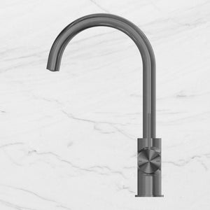 Mecca Brushed Gunmetal Kitchen Mixer - Brushed Gunmetal