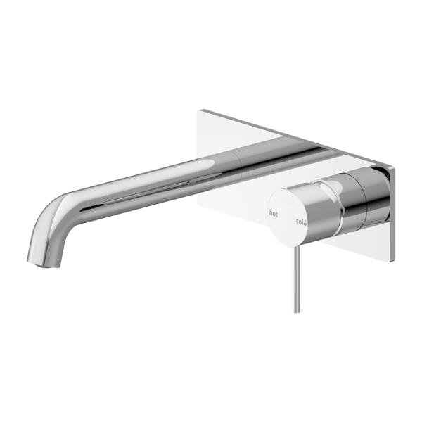 Mecca Wall Basin Mixer 185mm Spout Chrome