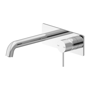 Mecca Wall Basin Mixer 185mm Spout Chrome - Chrome