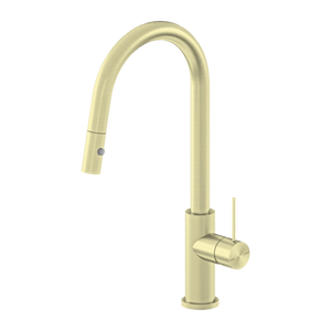 Mecca Brushed Gold Pull Out Mixer With Veggie Spray Function - Brushed Gold