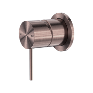 Mecca Shower Mixer with 60mm Plate Brushed Bronze - Brushed Bronze