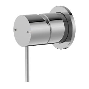 Mecca Shower Mixer 60mm Plate Chrome - Chrome