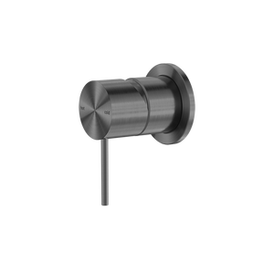 Mecca Shower Mixer with 60mm Plate Brushed Gunmetal - Brushed Gunmetal