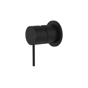 Mecca Shower Mixer with 60mm Plate Matte Black - Matte Black