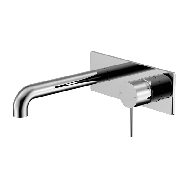 Mecca Wall Basin/Bath Mixer 260mm Chrome
