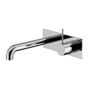 Mecca Wall Basin/Bath Mixer Handle Up 120mm Chrome - Chrome