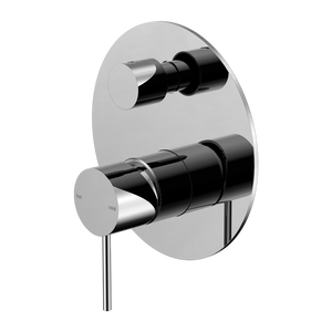 Mecca Shower Mixer With Divertor Chrome - Chrome