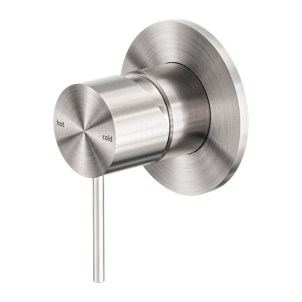Mecca Shower Mixer 80mm Plate Brushed Nickel