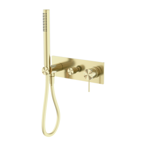 Mecca Shower Mixer Divertor System Brushed Gold - Brushed Gold