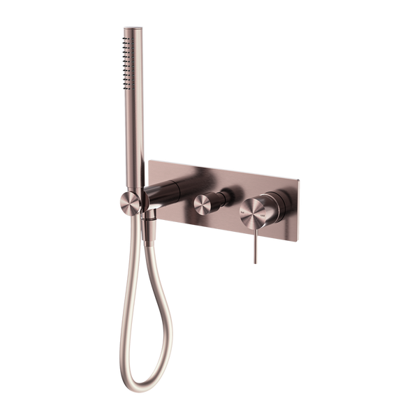 Mecca Shower Mixer Divertor System Brushed Bronze