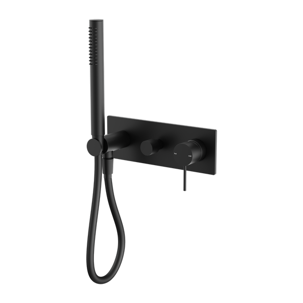 Mecca Shower Mixer Divertor System Matte Black