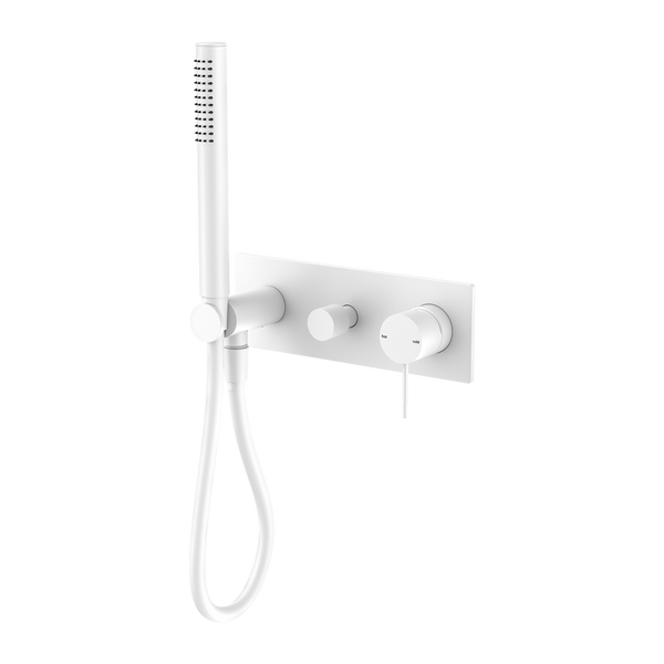 Mecca Shower Mixer Divertor System Matte White