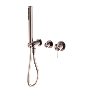 Mecca Shower Mixer Divertor System Separate Back Plate Brushed Bronze - Brushed Bronze