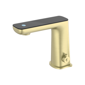 Claudia Sensor Mixer with Black Top Display Brushed Gold - Brushed Gold