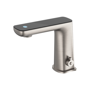 Claudia Sensor Mixer with Black Top Display Brushed Nickel - Brushed Nickel