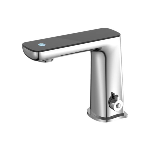 Claudia Sensor Mixer with Black Top Display Chrome