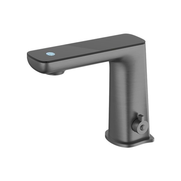 Claudia Sensor Mixer with Black Top Display Brushed Gunmetal
