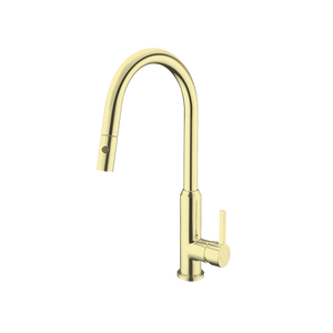 Pearl Pull Out Sink Mixer With Veggie Spray Function Brushed Gold - Brushed Gold
