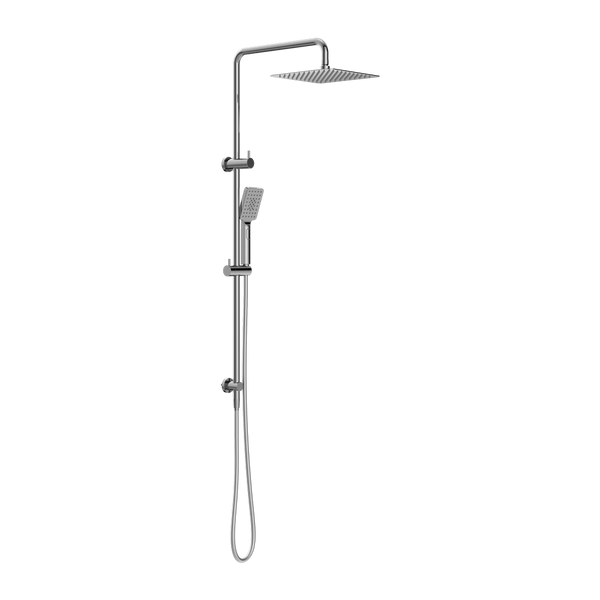 Square Project Twin Shower Chrome