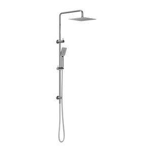 Square Project Twin Shower Chrome - Chrome