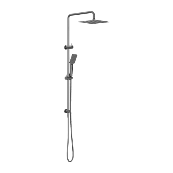 Square Project Twin Shower Gunmetal