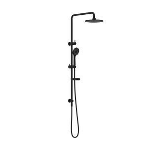 Project Twin Shower Set Matte Black - Matte Black