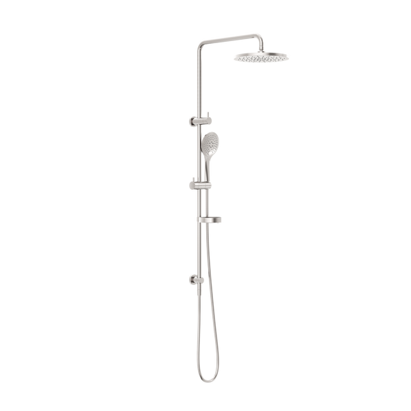 Project Twin Shower Set Brushed Nickel