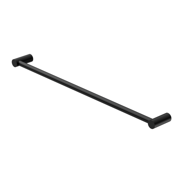 New Mecca Single Towel Rail 800mm Matte Black
