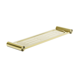 New Mecca Metal Shower Shelf Brushed Gold - Brushed Gold