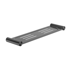 New Mecca Metal Shower Shelf Brushed Gunmetal - Brushed Gunmetal