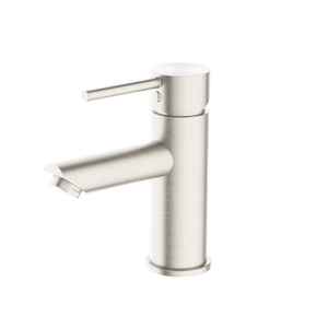 Dolce Basin Mixer Straight Spout Brushed Nickel - Brushed Nickel