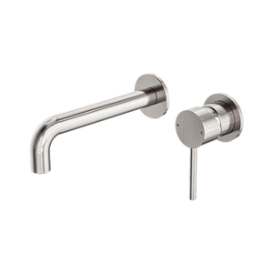 Dolce Wall Basin/Bath Mixer Separate Back Plate Brushed Nickel - Brushed Nickel