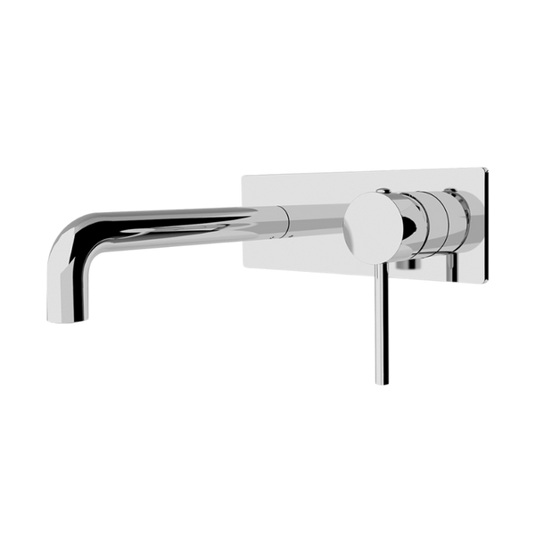 Dolce Wall Basin/Bath Mixer Chrome