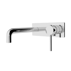 Dolce Wall Basin/Bath Mixer Chrome - Chrome