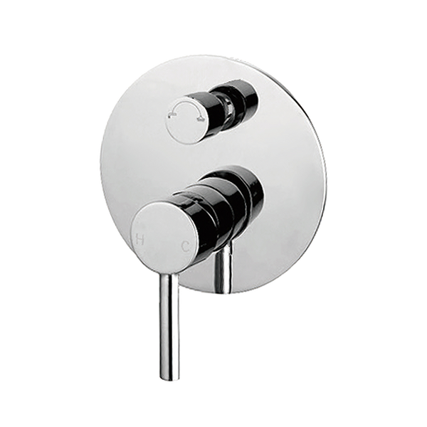 Dolce Shower Mixer with Divertor Chrome