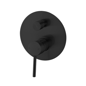 Dolce Shower Mixer with Divertor Matte Black - Matte Black